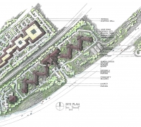 Proposed site plan for the Shepard Road Development