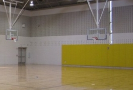 A basketball court