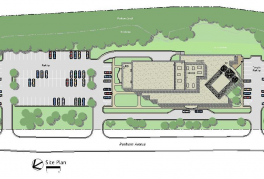 A site plan / aerial view of the complex grounds